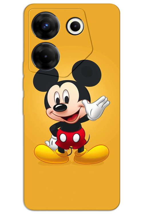 Tecno Camon 20 Pro 5G Kılıf HD Desen Baskılı Arka Kapak - Mickey 3