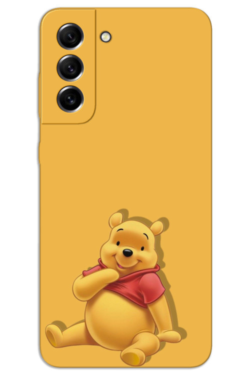 Samsung Galaxy S21 Fe Kılıf HD Desen Baskılı Arka Kapak - Winnie The Pooh 2