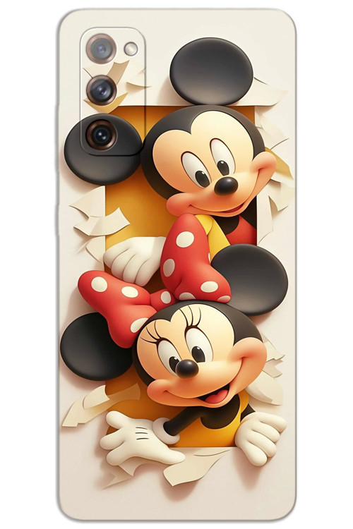 Samsung Galaxy S20 Fe Kılıf HD Desen Baskılı Arka Kapak - Mickey 2