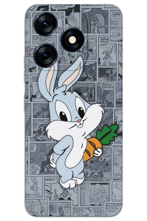 Tecno Spark 20 Pro Kılıf HD Desen Baskılı Arka Kapak - BugsBunny 1