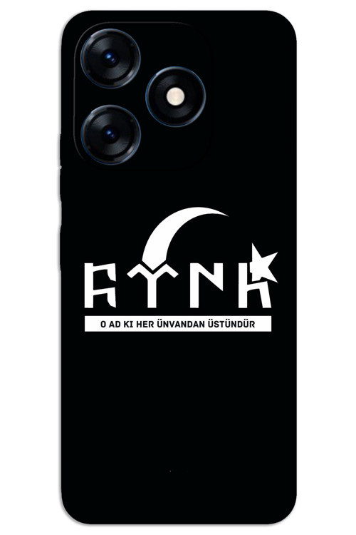 Tecno Spark 20 Kılıf HD Desen Baskılı Arka Kapak - Türk