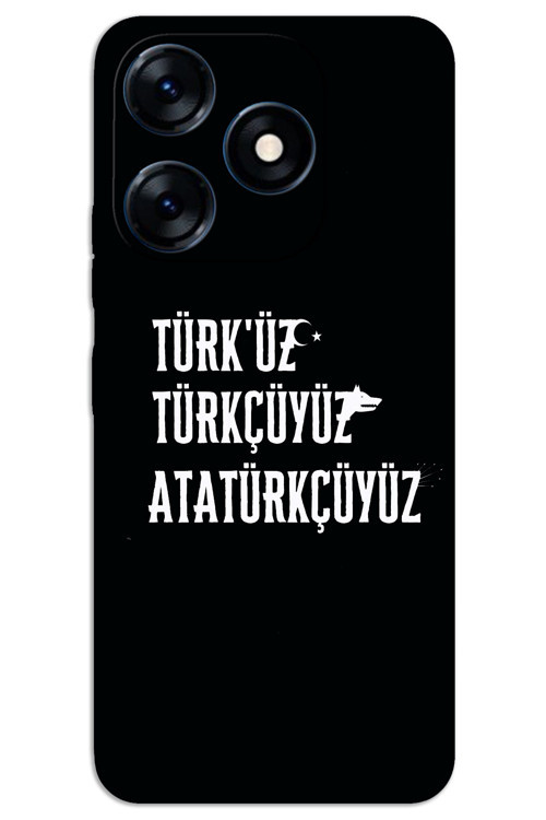 Tecno Spark 20 Kılıf HD Desen Baskılı Arka Kapak - Türkçü