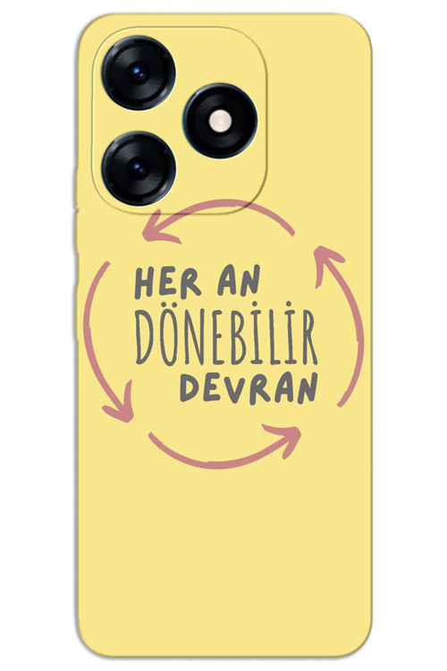 Tecno Spark Go 2024 Kılıf HD Desen Baskılı Arka Kapak - Devran Döner
