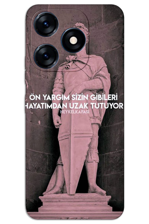 Tecno Spark 20 Kılıf HD Desen Baskılı Arka Kapak - Ön Yargım