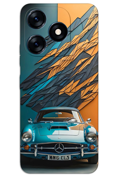 Tecno Spark 10 4G Kılıf HD Desen Baskılı Arka Kapak - Merce