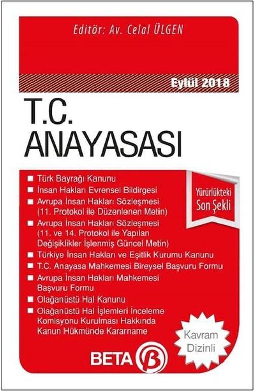 T.C. Anayasası-2018 Eylül