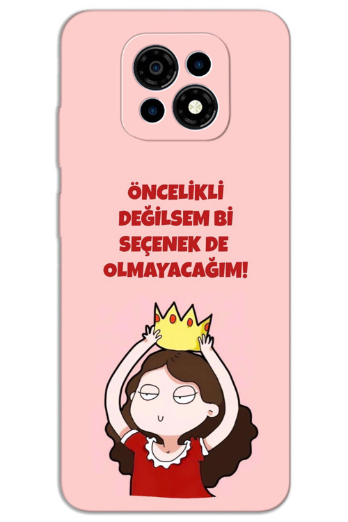 Casper Via M30 Kılıf HD Desen Baskılı Arka Kapak - Seçenek Değilim