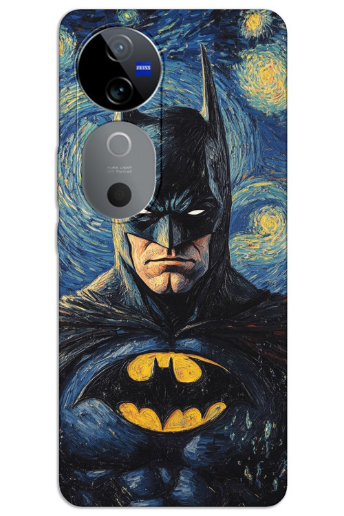 Vivo V40 Kılıf HD Desen Baskılı Arka Kapak - Batman