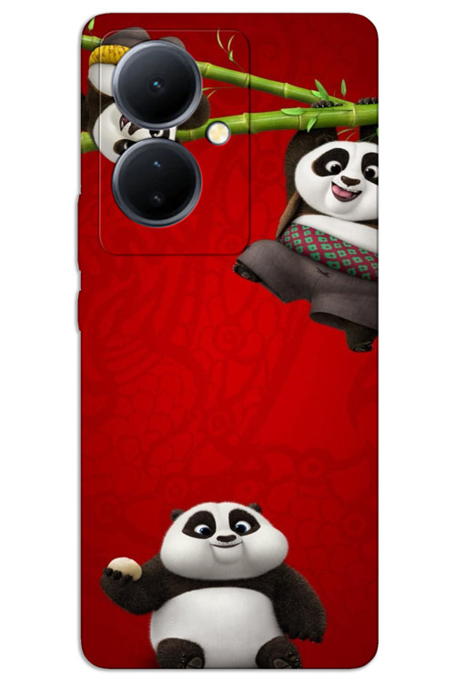 Vivo V29 Lite 5G Kılıf HD Desen Baskılı Arka Kapak - Panda