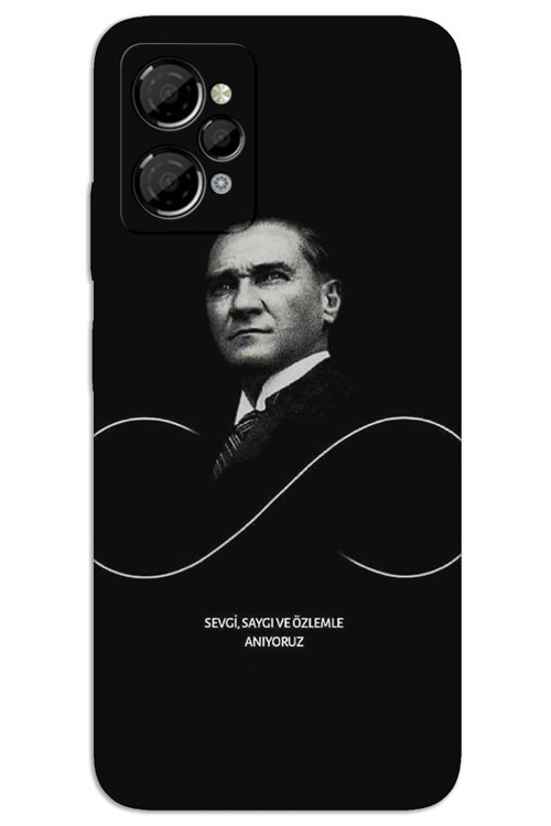 Casper Via X30 Kılıf HD Desen Baskılı Arka Kapak - Atatürk Sonsuzluk