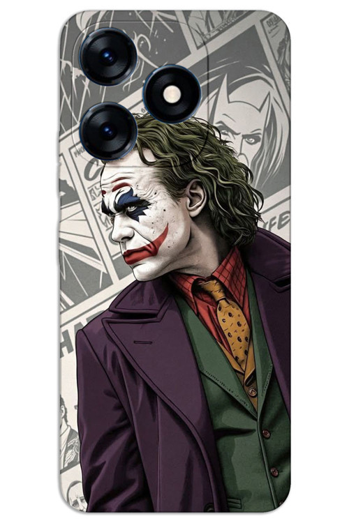Tecno Spark 20C Kılıf HD Desen Baskılı Arka Kapak - Joker