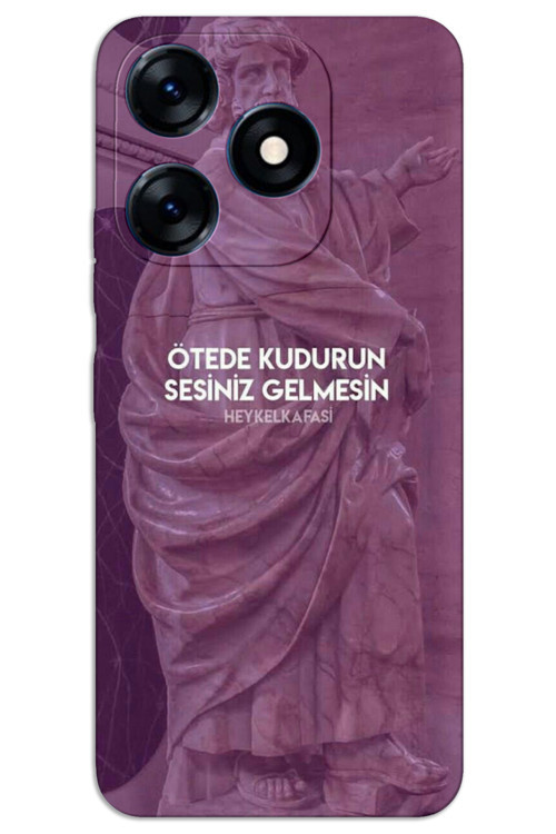 Tecno Spark 10 4G Kılıf HD Desen Baskılı Arka Kapak - Ötede Kudurun