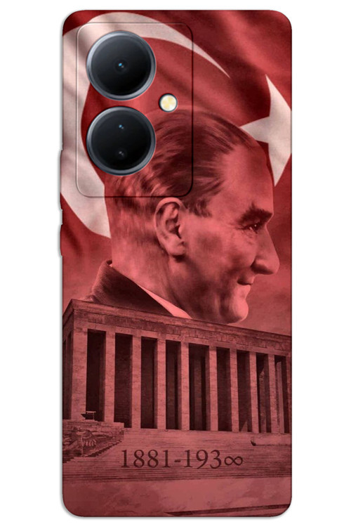 Vivo V29 Lite 5G Kılıf HD Desen Baskılı Arka Kapak - Atatürk Anıtkabir
