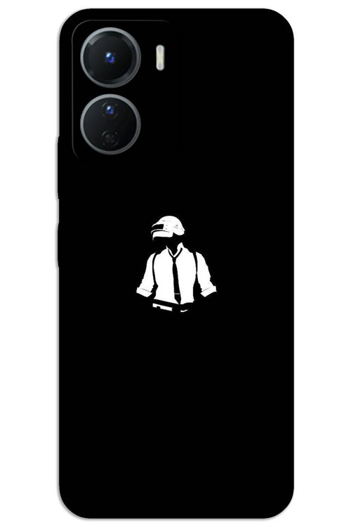 Vivo Y16 Kılıf HD Desen Baskılı Arka Kapak - Pubg Adam