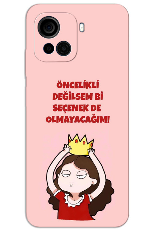Casper Via F30 Kılıf HD Desen Baskılı Arka Kapak - Seçenek Değilim