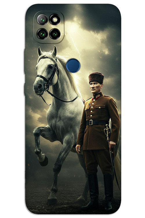 Casper Via E30 Kılıf HD Desen Baskılı Arka Kapak - Atatürk Şimşek
