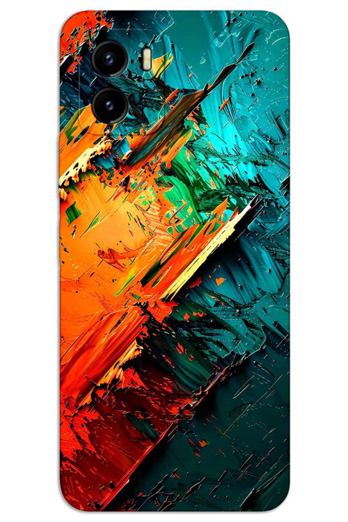 Vivo Y15S Kılıf HD Desen Baskılı Arka Kapak - Kristal