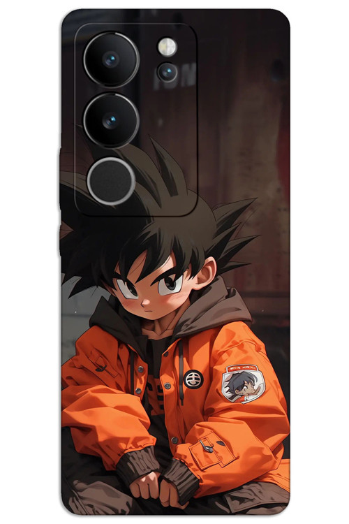 Vivo V29 5G Kılıf HD Desen Baskılı Arka Kapak - Goku