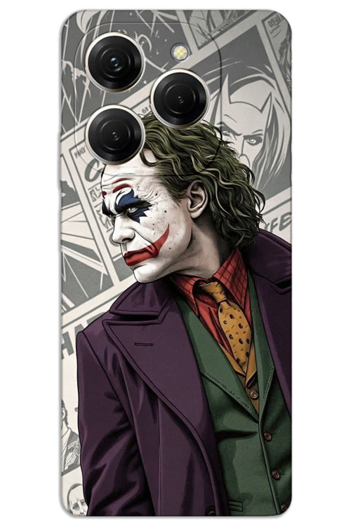 Tecno Spark 20 Pro 5G Kılıf HD Desen Baskılı Arka Kapak - Joker