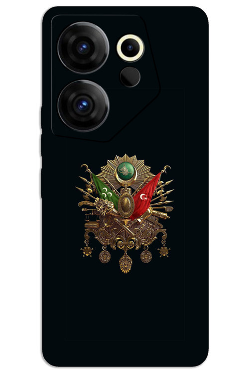 Tecno Camon 20 Premier 5G Kılıf HD Desen Baskılı Arka Kapak - Tuğra