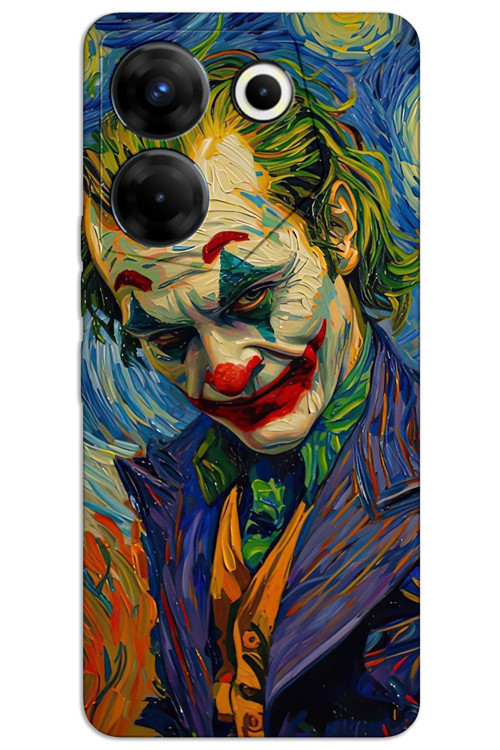 Tecno Camon 20 Pro 5G Kılıf HD Desen Baskılı Arka Kapak - Joker 2