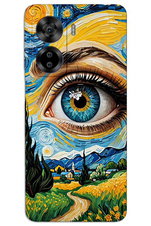 Casper Via X40 Kılıf HD Desen Baskılı Arka Kapak - Sanat Göz