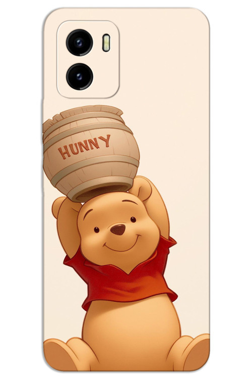 Vivo Y15S Kılıf HD Desen Baskılı Arka Kapak - Winnie The Pooh 1