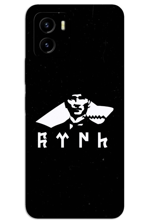 Vivo Y15S Kılıf HD Desen Baskılı Arka Kapak - Atatürk Kurt