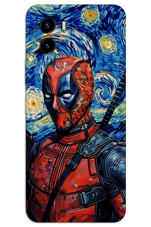 Vivo Y15S Kılıf HD Desen Baskılı Arka Kapak - Deadpool