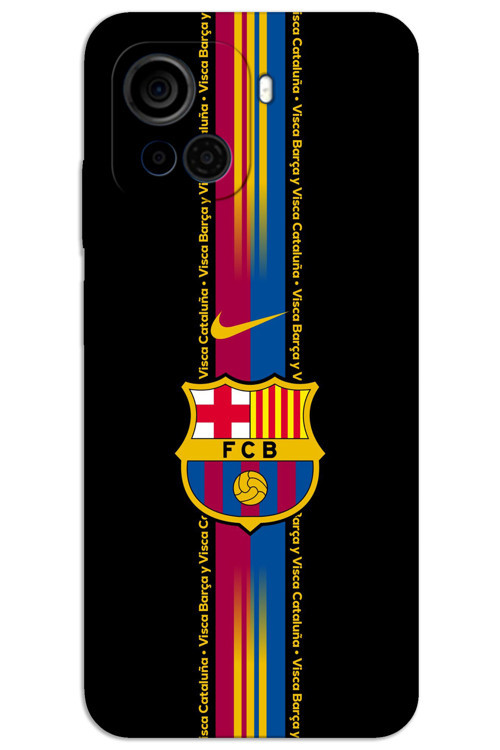 Casper Via F30 Kılıf HD Desen Baskılı Arka Kapak - Barça