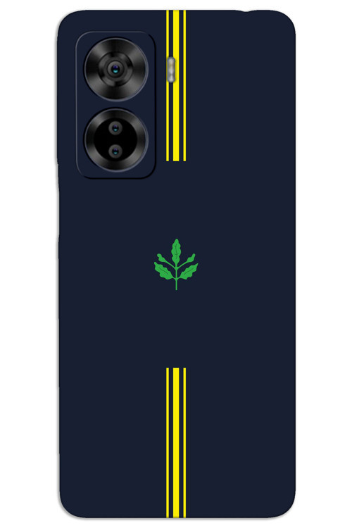 Casper Via X40 Kılıf HD Desen Baskılı Arka Kapak - Sarı Lacivert