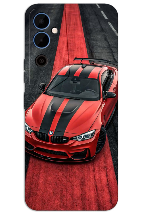 Tecno Pova 4 Pro Kılıf HD Desen Baskılı Arka Kapak - Kırmızı BW
