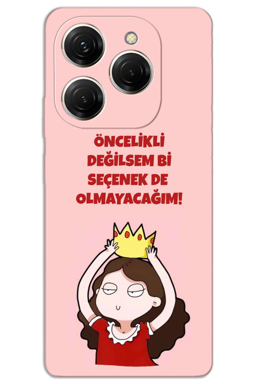 Tecno Spark 20 Pro 5G Kılıf HD Desen Baskılı Arka Kapak - Seçenek Değilim