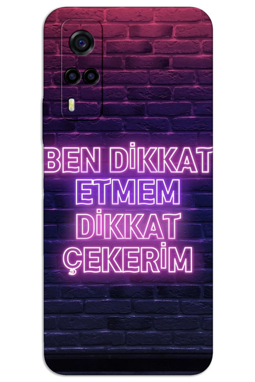 Vivo Y53S Kılıf HD Desen Baskılı Arka Kapak - Dikkat Çekerim