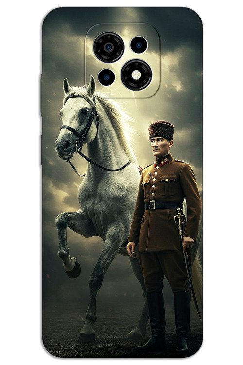 Casper Via M35 Kılıf HD Desen Baskılı Arka Kapak - Atatürk Şimşek