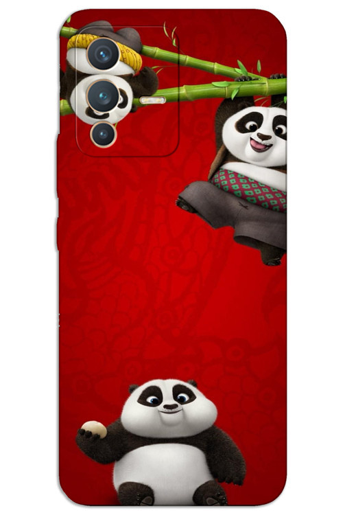 Vivo V23 5G Kılıf HD Desen Baskılı Arka Kapak - Panda
