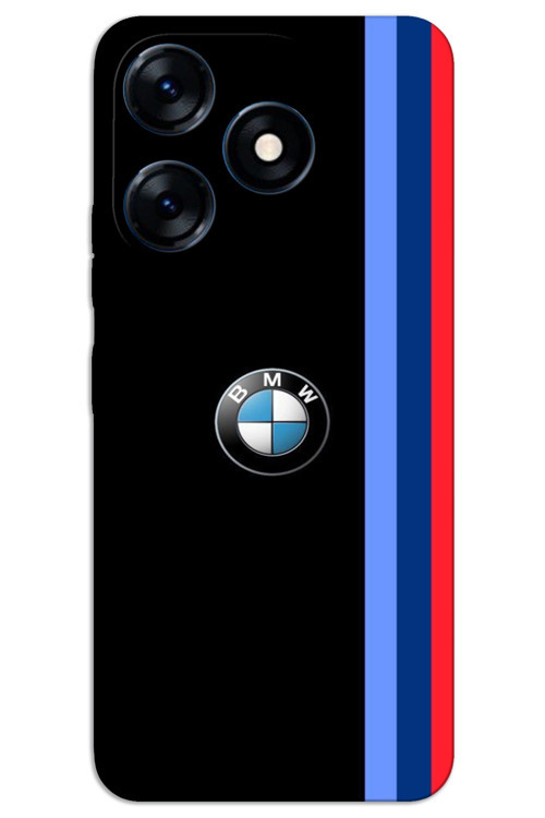 Tecno Spark 20C Kılıf HD Desen Baskılı Arka Kapak - Siyah Üç Şerit