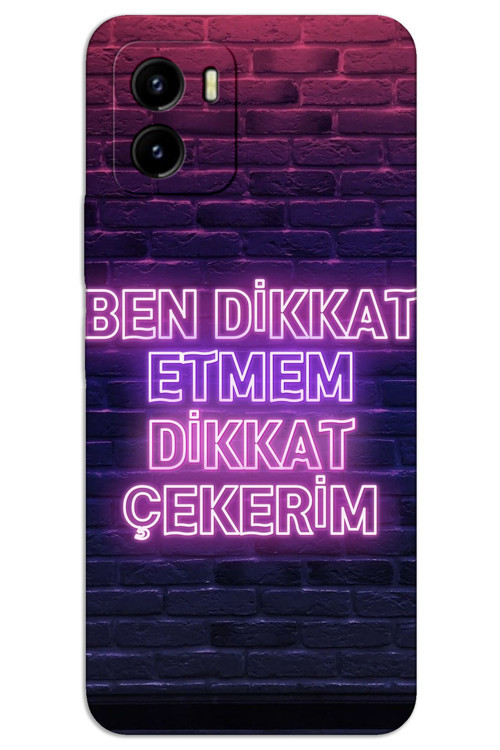 Vivo Y15S Kılıf HD Desen Baskılı Arka Kapak - Dikkat Çekerim