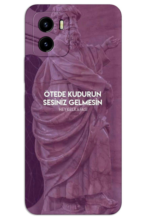 Vivo Y15S Kılıf HD Desen Baskılı Arka Kapak - Ötede Kudurun