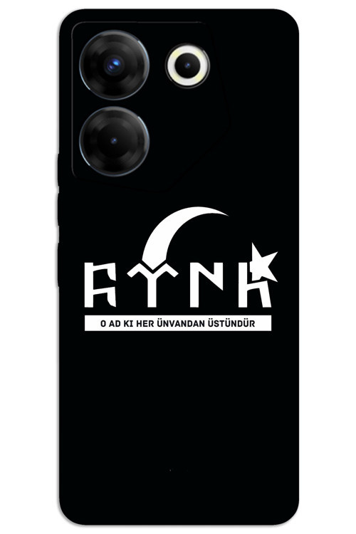 Tecno Camon 20 Pro 5G Kılıf HD Desen Baskılı Arka Kapak - Türk