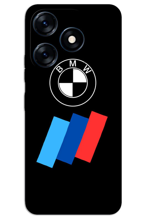 Tecno Spark 20C Kılıf HD Desen Baskılı Arka Kapak - Logo Şerit