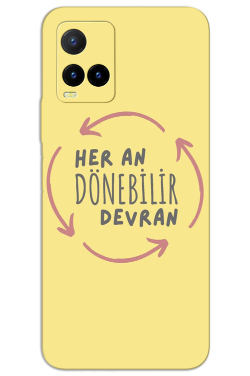 Vivo Y33S Kılıf HD Desen Baskılı Arka Kapak - Devran Döner
