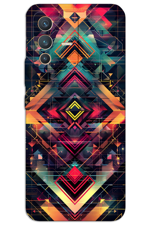 Vivo V23 5G Kılıf HD Desen Baskılı Arka Kapak - Motif 2