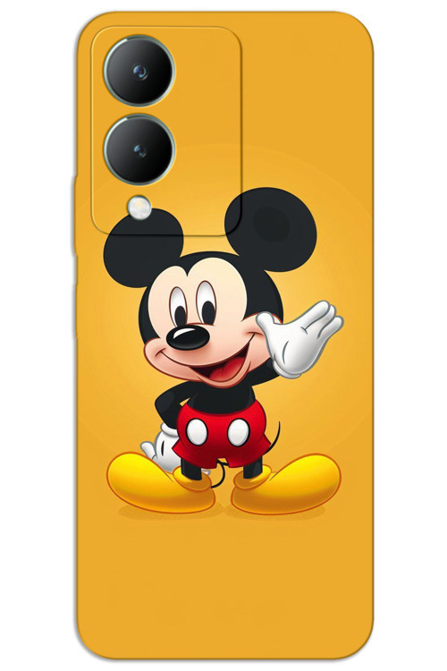 Vivo Y17S Kılıf HD Desen Baskılı Arka Kapak - Mickey 3