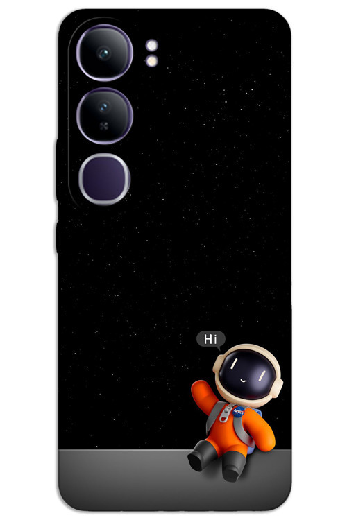 Vivo V40 Lite Kılıf HD Desen Baskılı Arka Kapak - Astronot Hi