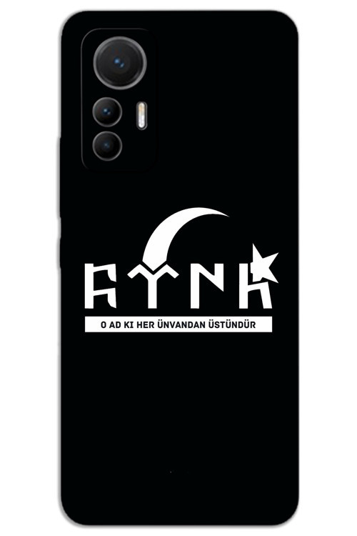 Xiaomi Mi 12 Lite Kılıf HD Desen Baskılı Arka Kapak - Türk