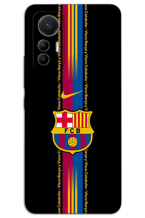Xiaomi Mi 12 Lite Kılıf HD Desen Baskılı Arka Kapak - Barça