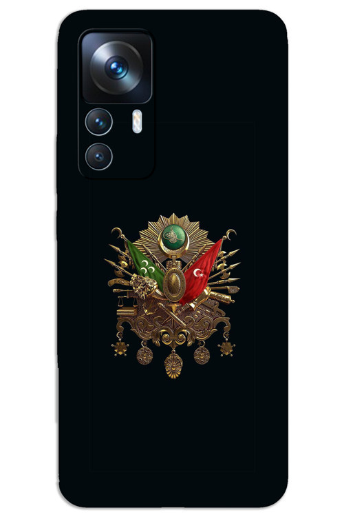 Xiaomi Mi 12T / 12T Pro Kılıf HD Desen Baskılı Arka Kapak - Tuğra