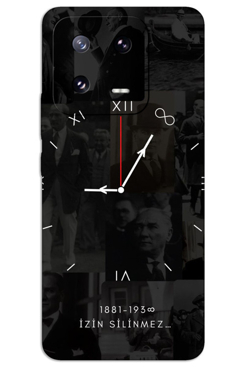 Xiaomi Mi 13 Kılıf HD Desen Baskılı Arka Kapak - Atatürk 9-15
