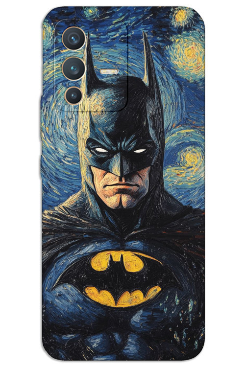 Vivo V23 5G Kılıf HD Desen Baskılı Arka Kapak - Batman